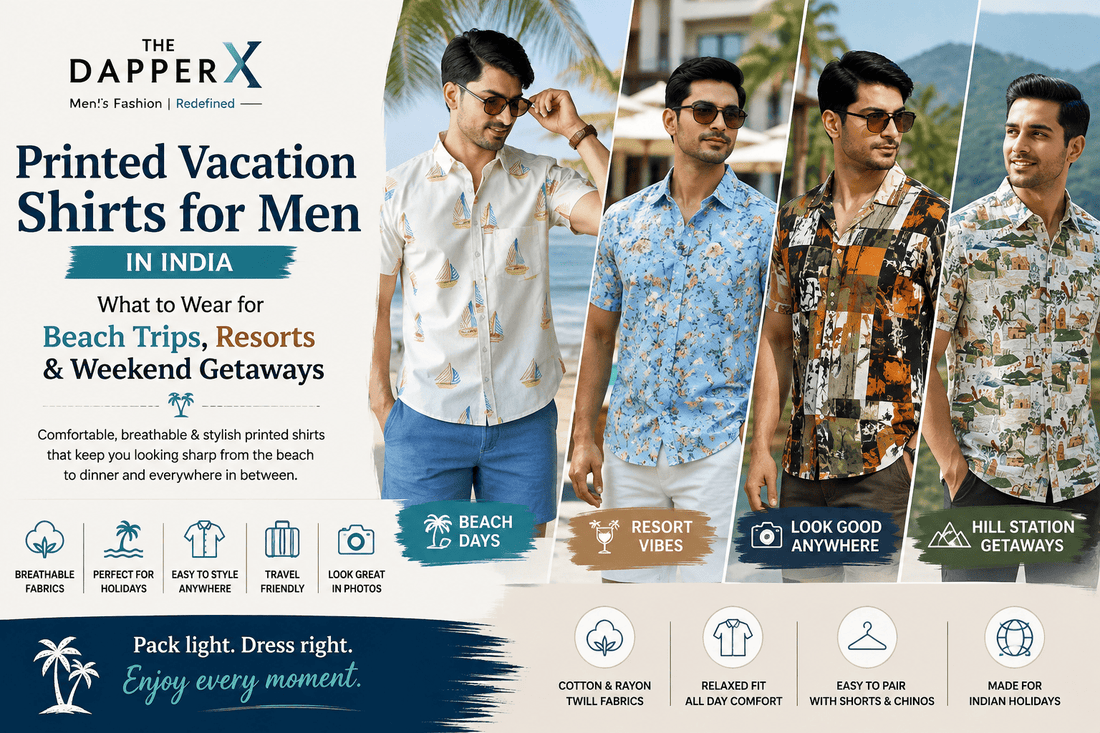 Printed Vacation Shirts for Men